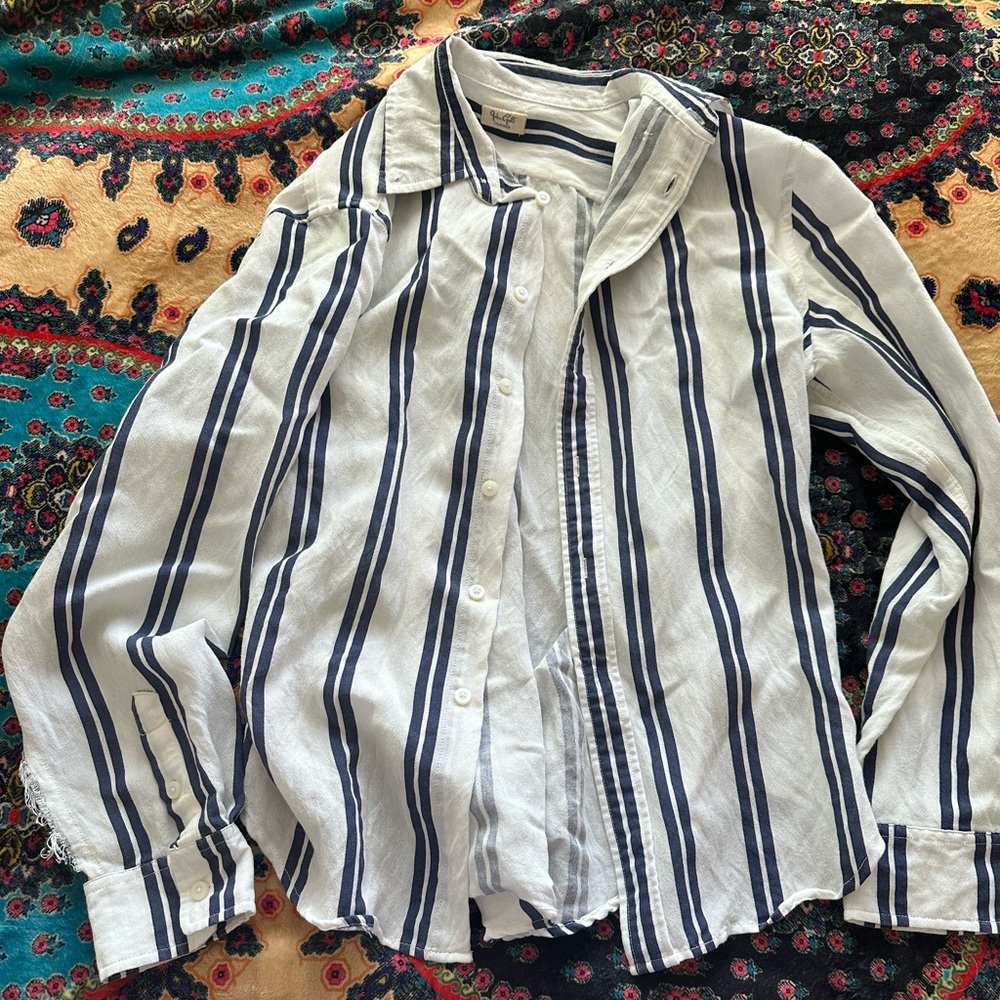 Brandy Melville striped button up